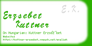 erzsebet kuttner business card
